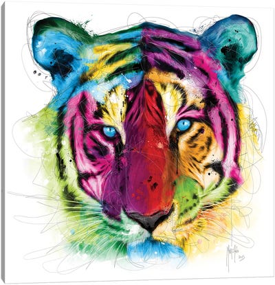 Tiger Canvas Art Print - Patrice Murciano