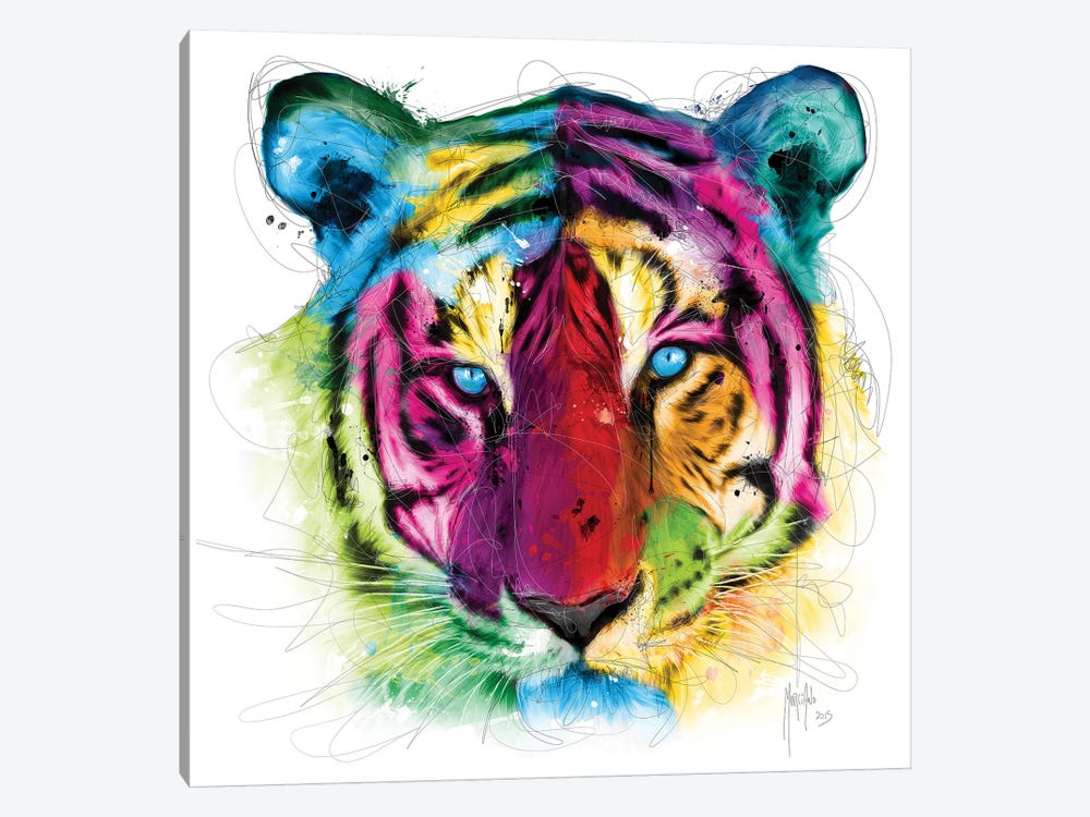 Tiger by Patrice Murciano 1-piece Art Print