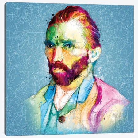 Van Gogh Canvas Print #PMU134} by Patrice Murciano Art Print