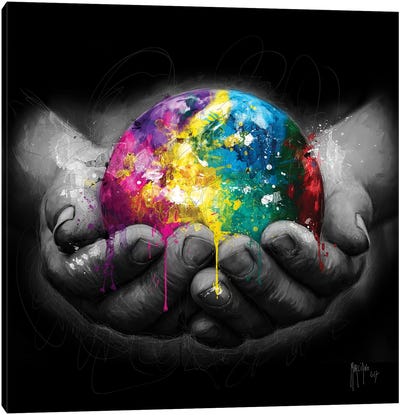 We Are The World Canvas Art Print - Patrice Murciano