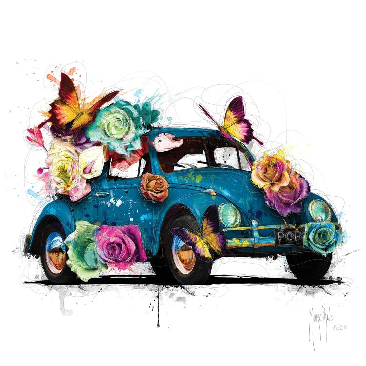 Popbeetle Blue by Patrice Murciano wall art