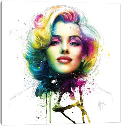 Eternal Marilyn Canvas Art Print - Model & Fashion Icon Art