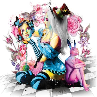 Alice In Wonderland Canvas Wall Art by Patrice Murciano iCanvas