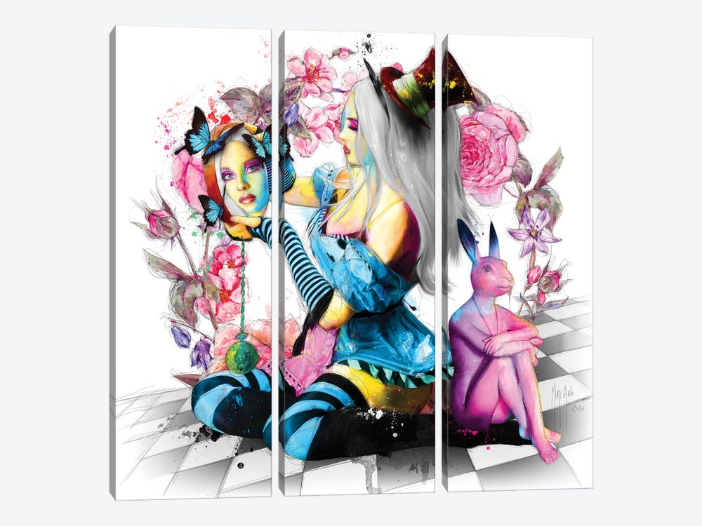 Alice In Wonderland by Patrice Murciano 3-piece Art Print