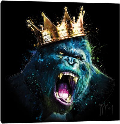 King Kong Canvas Art Print - Primate Art