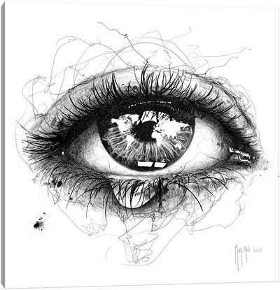 Gaia's Tears Canvas Art Print - Eyes