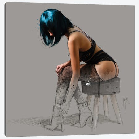 The Cloakroom Canvas Print #PMU166} by Patrice Murciano Canvas Art
