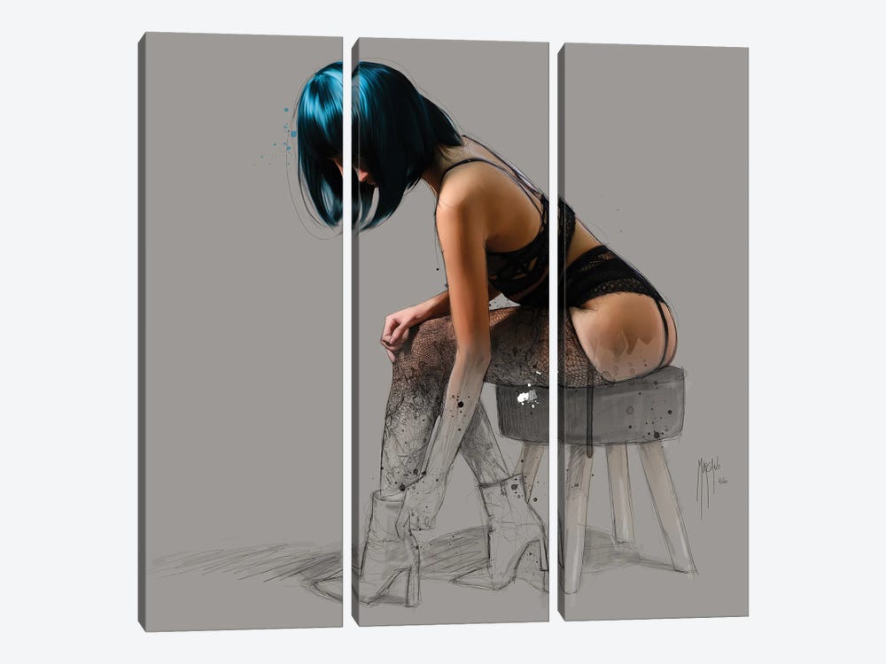 The Cloakroom by Patrice Murciano 3-piece Canvas Art
