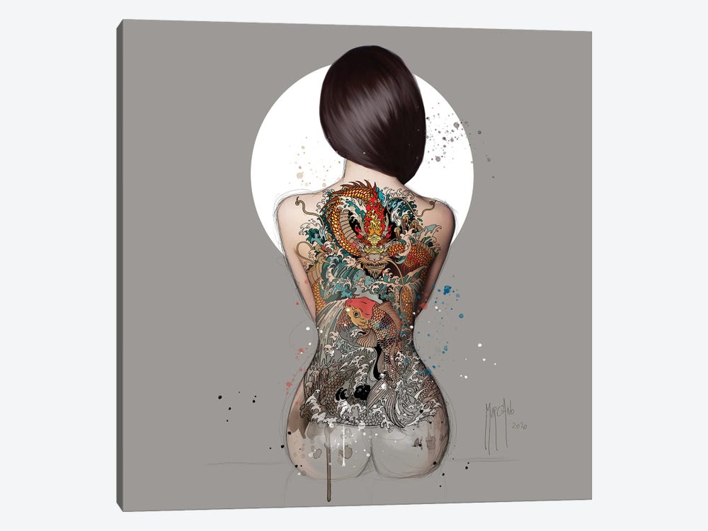 The Tattooed Woman by Patrice Murciano 1-piece Art Print