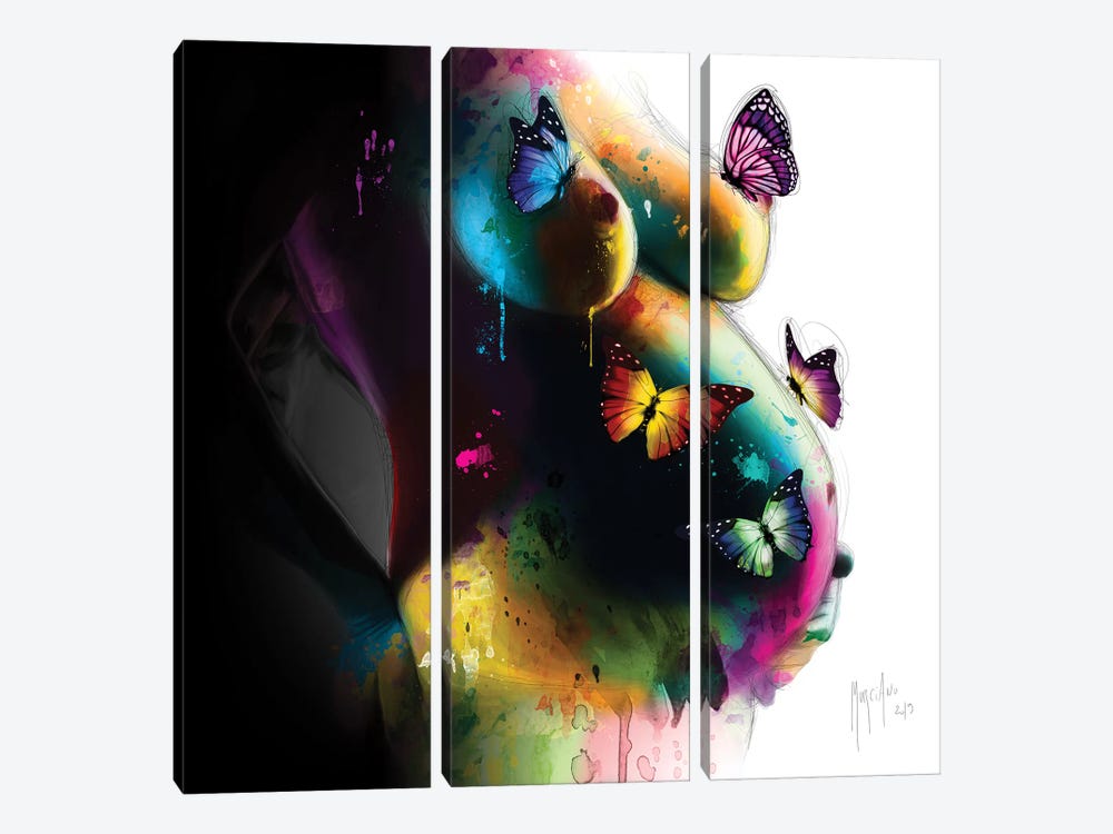 For Love by Patrice Murciano 3-piece Canvas Art Print