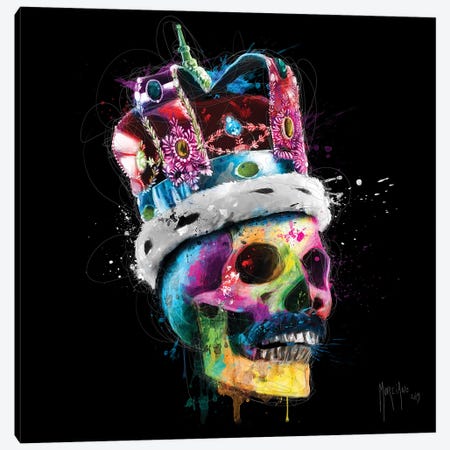 Freddie Mercury Skull Canvas Print #PMU17} by Patrice Murciano Canvas Print