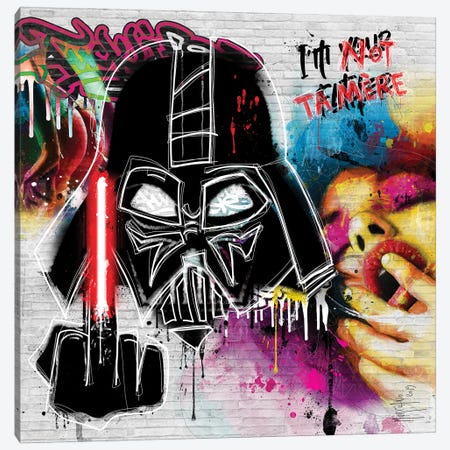 I'm Not Vader Canvas Print #PMU188} by Patrice Murciano Canvas Art Print