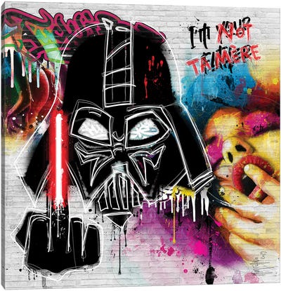 I'm Not Vader Canvas Art Print - Patrice Murciano