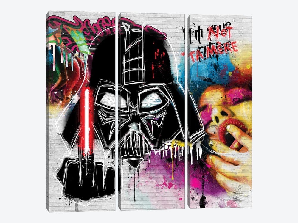 I'm Not Vader by Patrice Murciano 3-piece Canvas Artwork