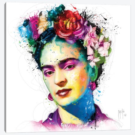 Frida Kahlo Canvas Print #PMU18} by Patrice Murciano Canvas Art