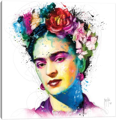 Frida Kahlo Canvas Art Print - Patrice Murciano