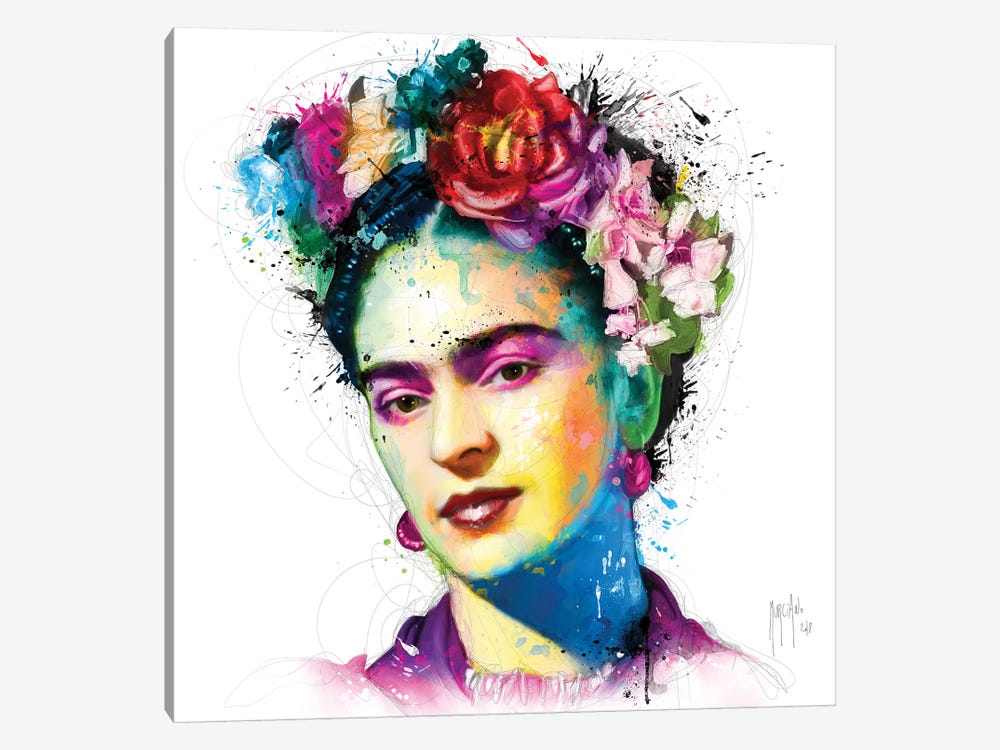 Frida Kahlo by Patrice Murciano 1-piece Canvas Print