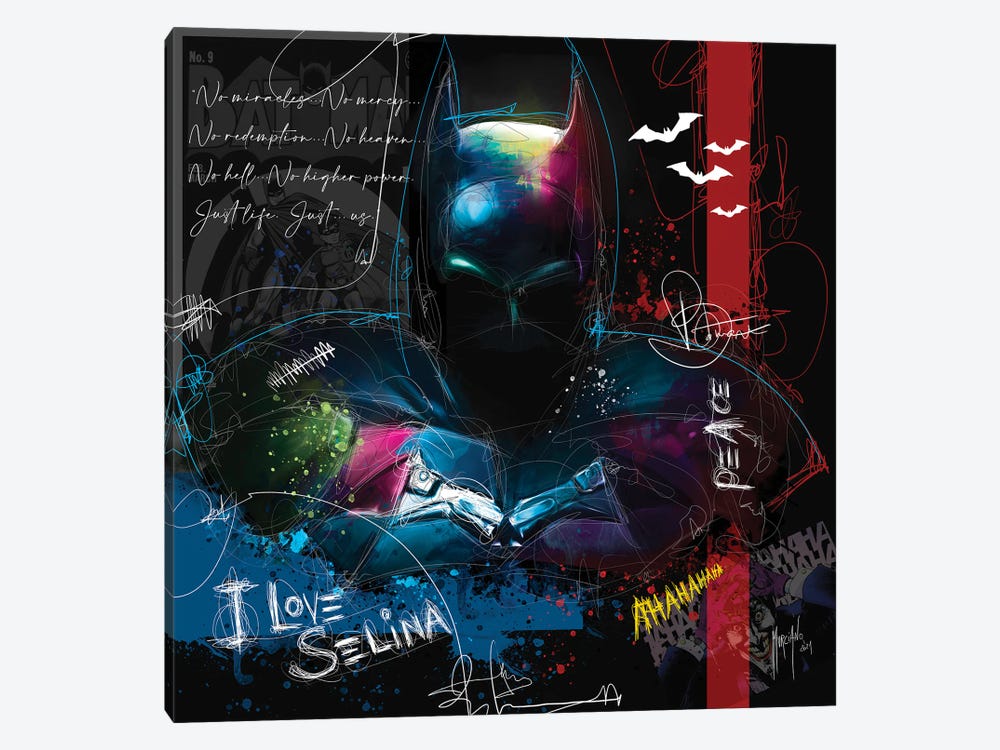 The Batman by Patrice Murciano 1-piece Canvas Wall Art