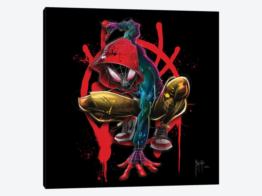 Miles Morales (Spider-Man) by Patrice Murciano 1-piece Canvas Wall Art