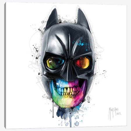 The Bat Skull Canvas Print #PMU201} by Patrice Murciano Canvas Artwork