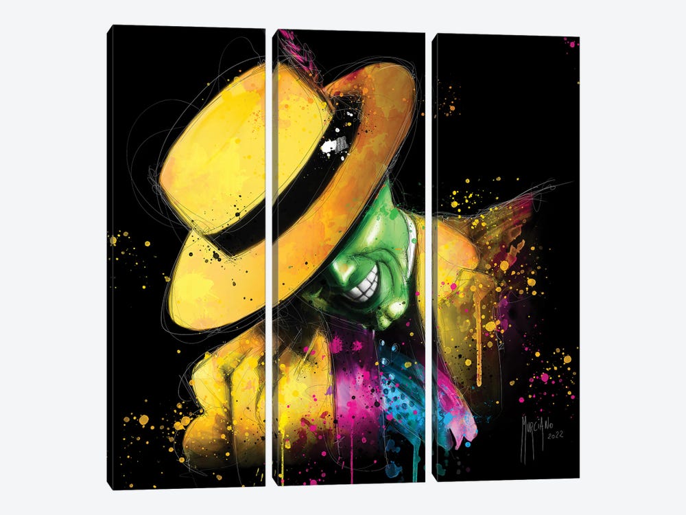 The Mask by Patrice Murciano 3-piece Canvas Art