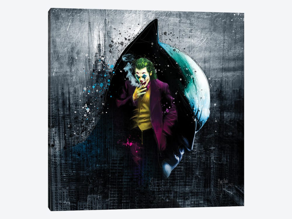 The Batman And The Joker by Patrice Murciano 1-piece Canvas Art Print