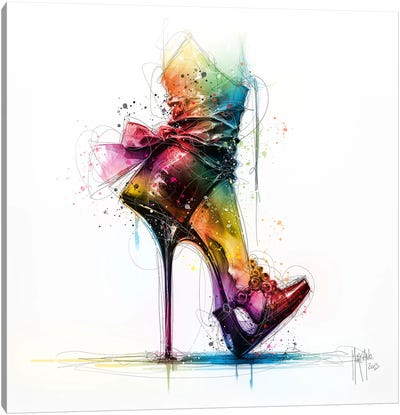 Mademoiselle Canvas Art Print - Shoe Art
