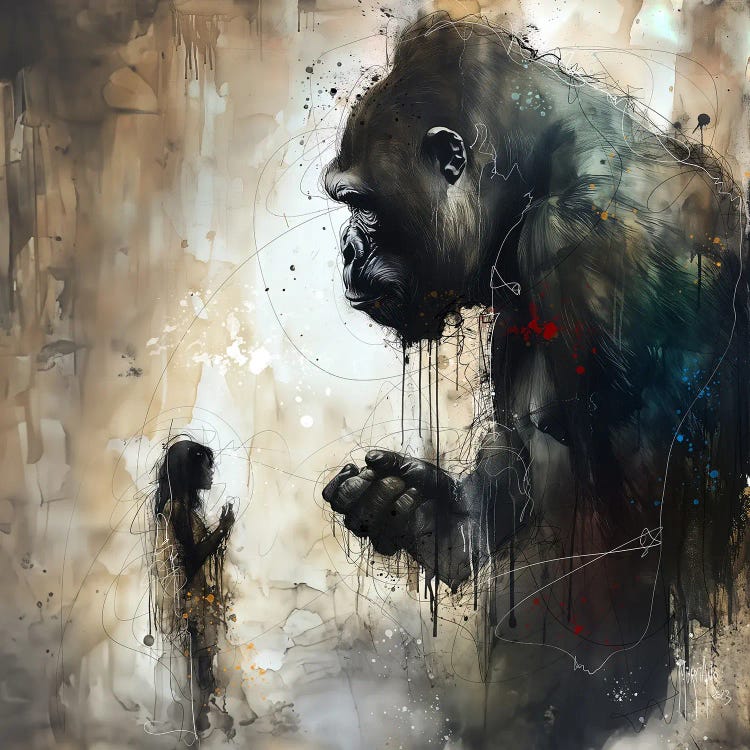 King Kong Love Dwan by Patrice Murciano wall art