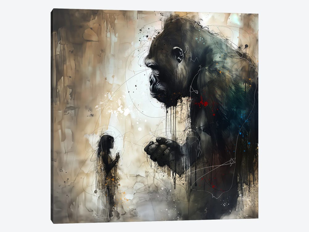 King Kong Love Dwan by Patrice Murciano 1-piece Canvas Artwork