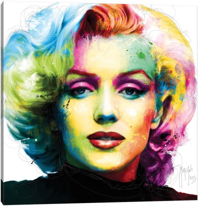 Sweet Marilyn Canvas Art Print - Patrice Murciano