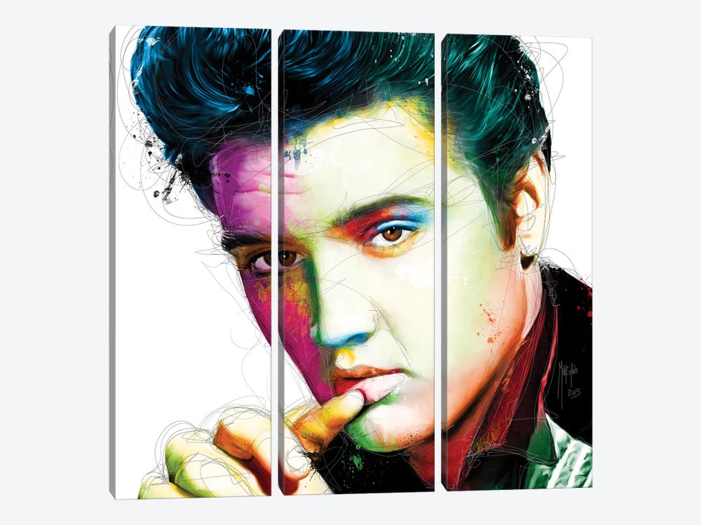 The King by Patrice Murciano 3-piece Canvas Art