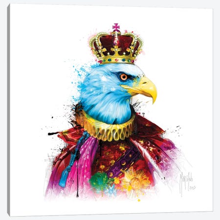 Aigle Royal Canvas Print #PMU51} by Patrice Murciano Canvas Artwork