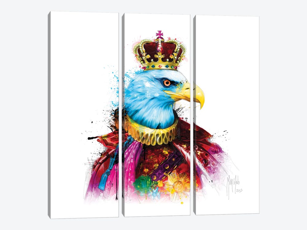 Aigle Royal by Patrice Murciano 3-piece Canvas Art