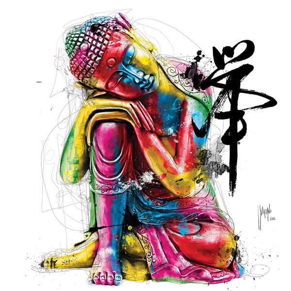 I Can't Believe It's Not Digital: Bouddha Feng Shui by Patrice Murciano