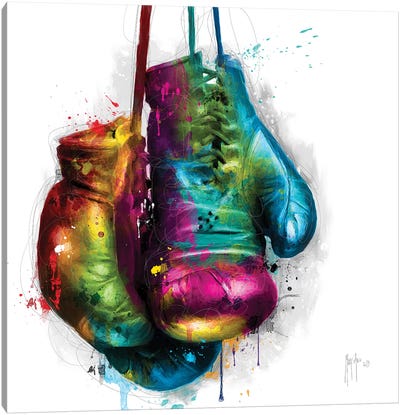 Boxing Canvas Art Print