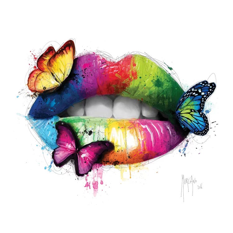 Butterfly Kiss by Patrice Murciano wall art