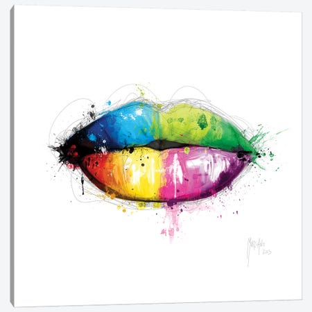 Candy Mouth Canvas Print #PMU61} by Patrice Murciano Canvas Art Print