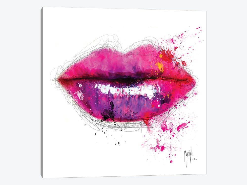 Colors Of Kiss by Patrice Murciano 1-piece Canvas Wall Art