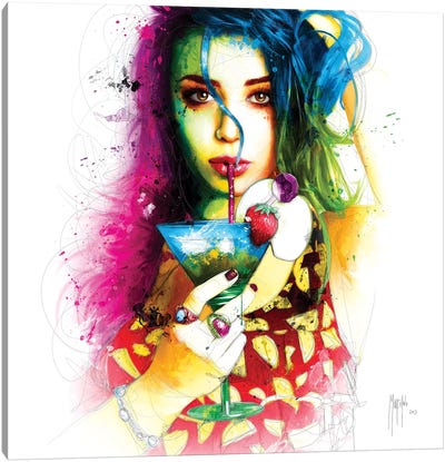 Cuba Libre Canvas Art Print - Cocktail & Mixed Drink Art