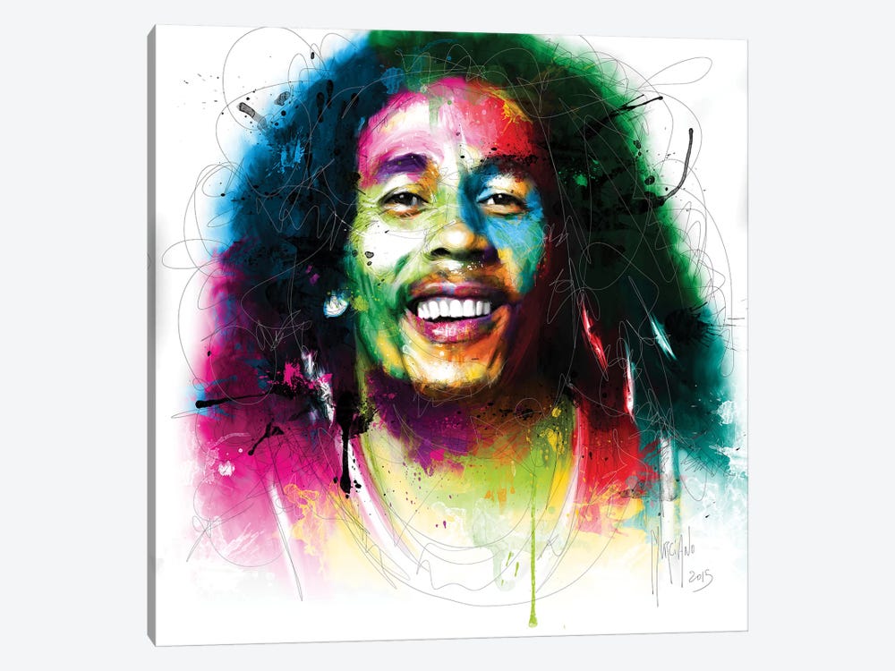Bob Marley by Patrice Murciano 1-piece Canvas Artwork