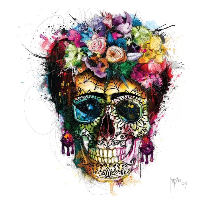 Frida Kahlo Skull