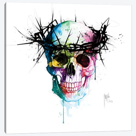 Jesus's Skull Canvas Print #PMU92} by Patrice Murciano Canvas Art