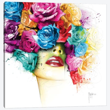 La Vie En Roses Canvas Print #PMU97} by Patrice Murciano Canvas Art Print