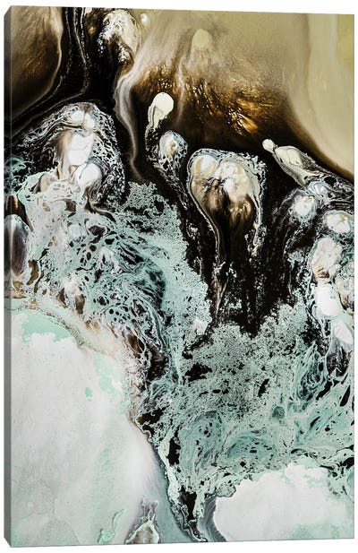Earthly Motion II Canvas Art Print - Agate, Geode & Mineral Art