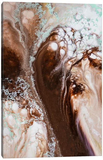 Graceful Flow Canvas Art Print - Agate, Geode & Mineral Art