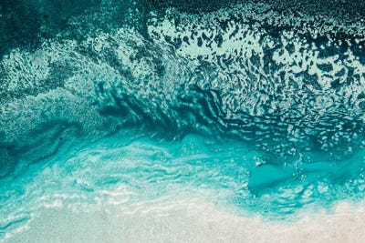 Aqua Floating by Petra Meikle de Vlas art print