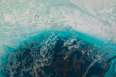 Teal Soothing by Petra Meikle de Vlas canvas print