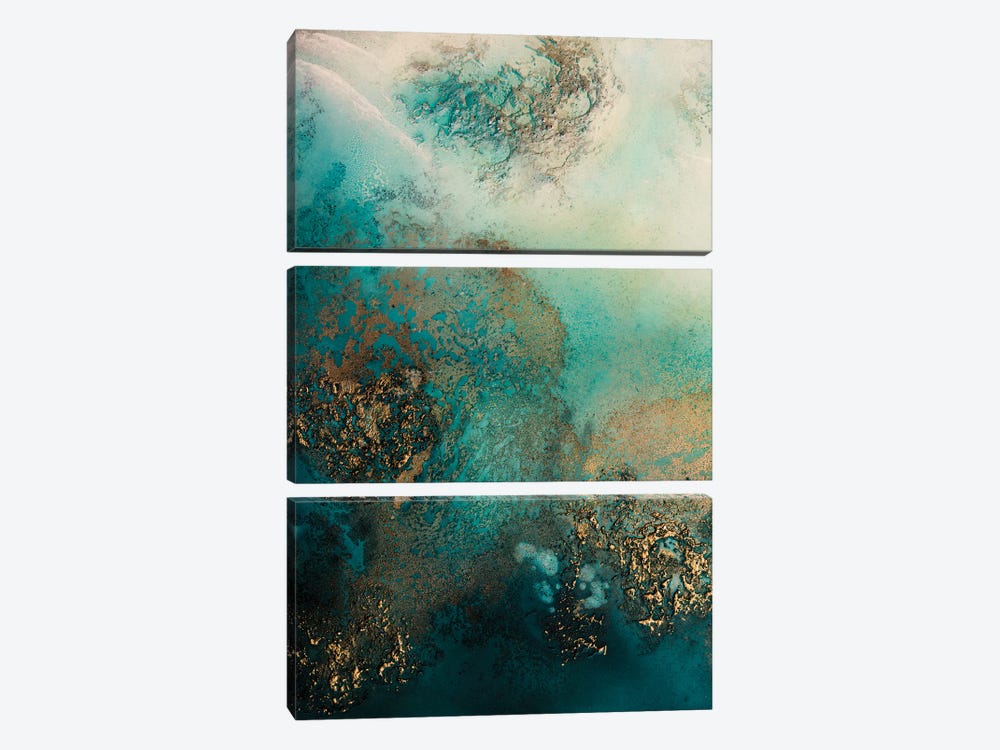 Reef Shimmer by Petra Meikle de Vlas 3-piece Canvas Art