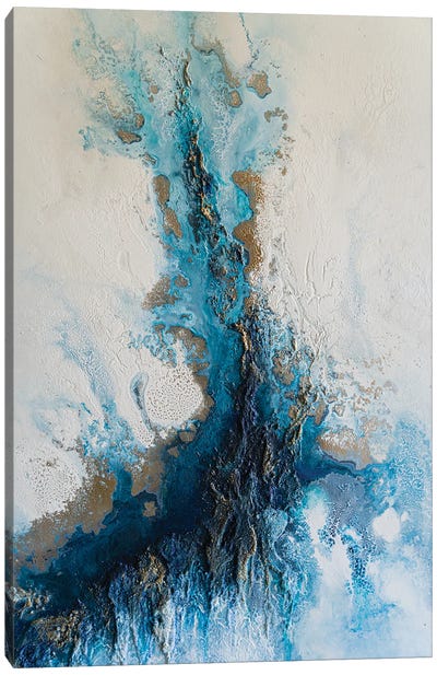 Release Canvas Art Print - Coastal & Ocean Abstract Art