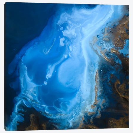 Midnight Blue Canvas Print #PMV94} by Petra Meikle de Vlas Canvas Wall Art